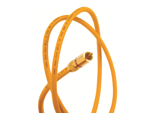 VdH D-102III 3T Hybrid, signal RCA, 0,8m Hybrid, L.S.Carbon, forsølvet OFC